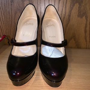 Like New! Relika 140 Patent calf burgundy.